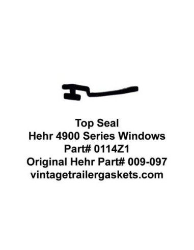 Hehr 4200 4201 4900 4901 4902 Top Seal for Vintage Hehr Jalousie Windows Hehr 4200 4201 4900 4901 4902 Top Seal for Vintage Hehr Jalousie Windows
